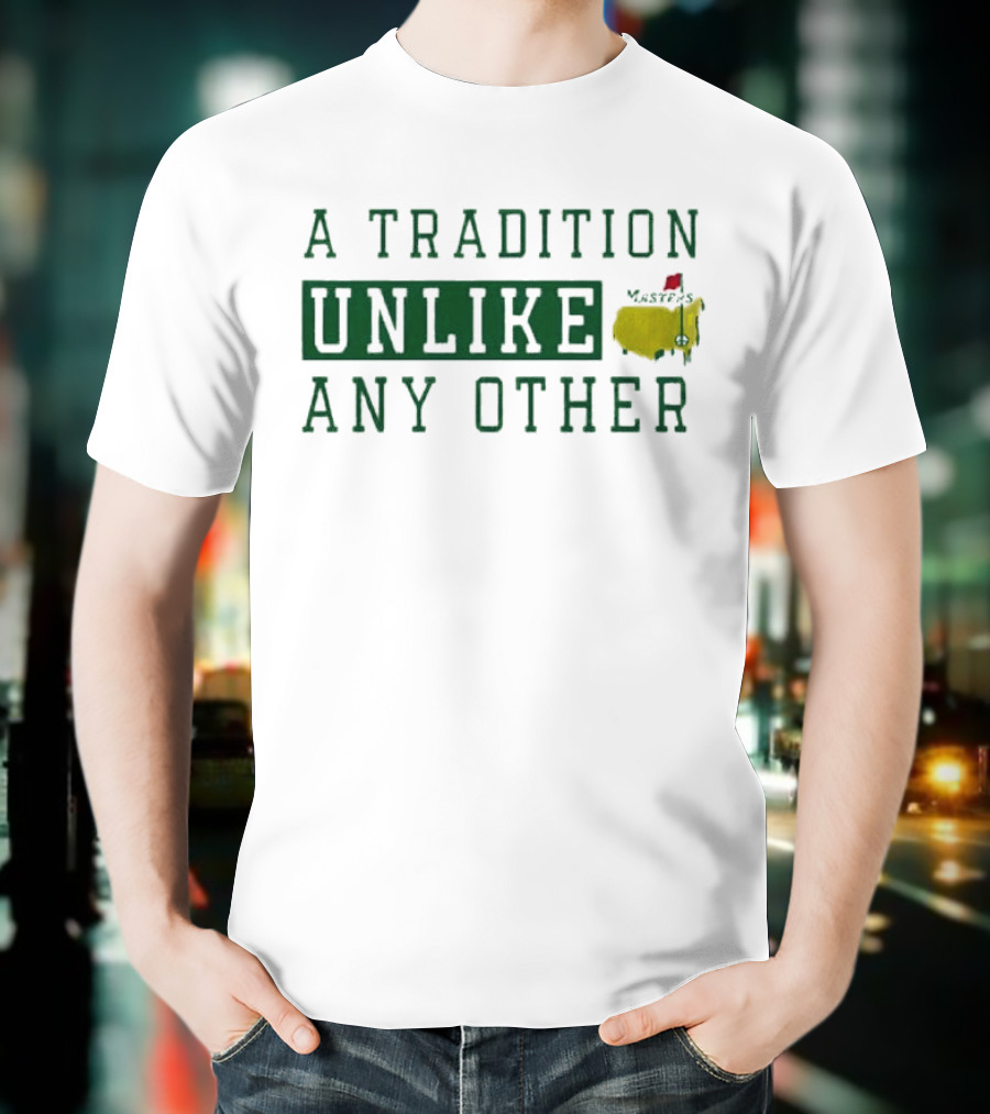 A Tradition Unlike Any Other Masters Golf Tournament Map Symbol T-Shirt