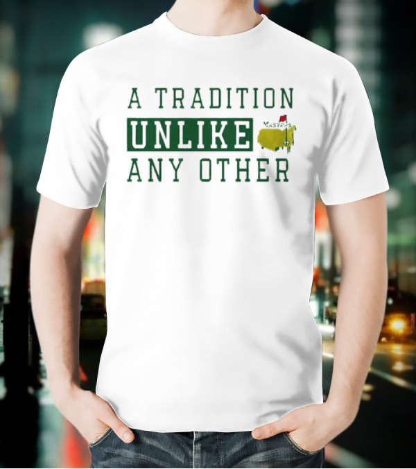 A Tradition Unlike Any Other Masters Golf Tournament Map Symbol T-Shirt