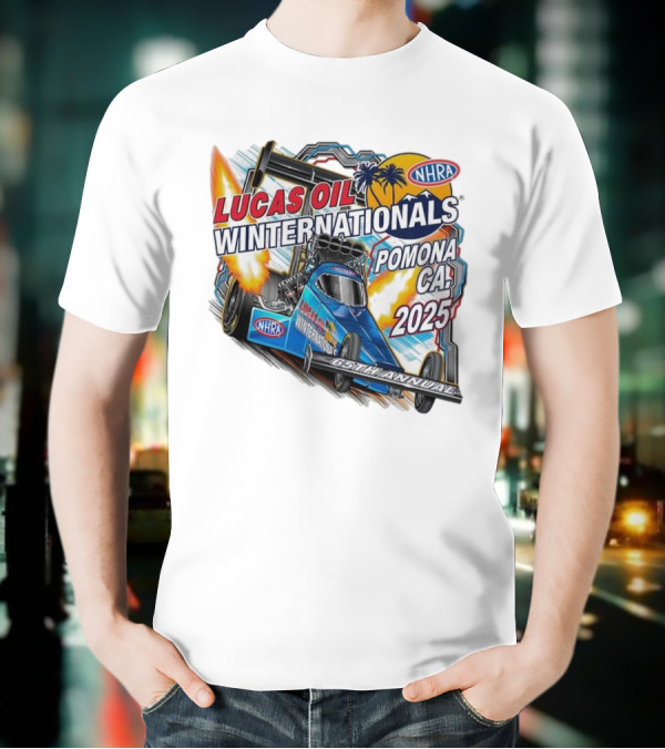 Lucas Oil NHRA Winternationals Pomona CA 2025 65th Annual T-Shirt