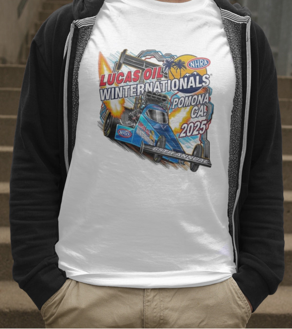 Lucas Oil NHRA Winternationals Pomona CA 2025 65th Annual T-Shirt