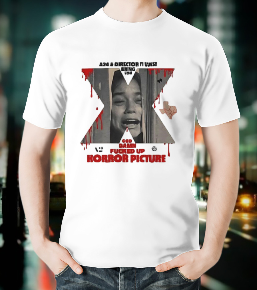 A24 Ti West Bring You The Scariest X Horror Picture T-Shirt