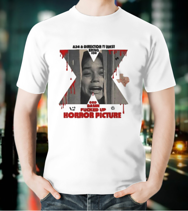 A24 Ti West Bring You The Scariest X Horror Picture T-Shirt