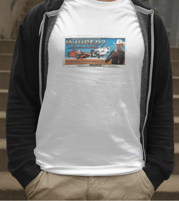Abogados Tierra Caliente Injured Llame Ahora No Espere Car Accident Lamar T-Shirt