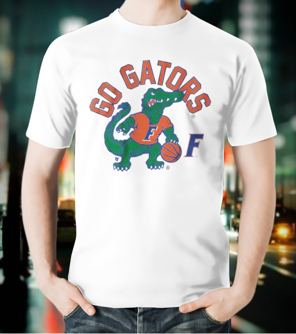 Go Gators Florida Mascot F Basketball T-Shirt