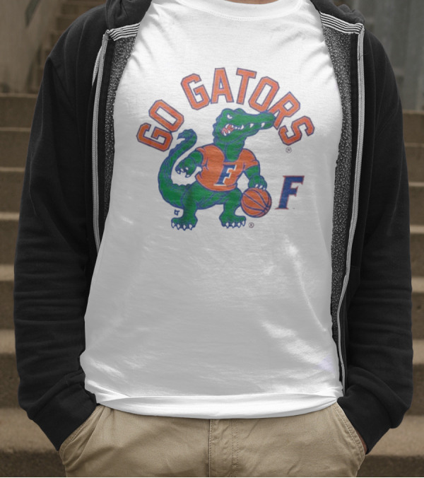 Go Gators Florida Mascot F Basketball T-Shirt