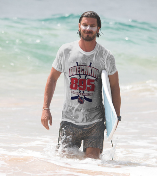 Ovechkin 895 Goals NHL History Washington Capitals T-Shirt