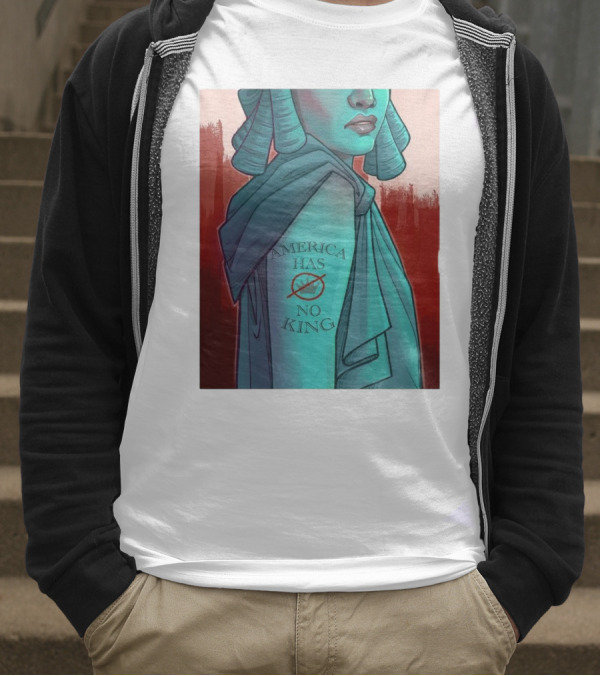 America Has No King Lady Liberty 2025 T-Shirt