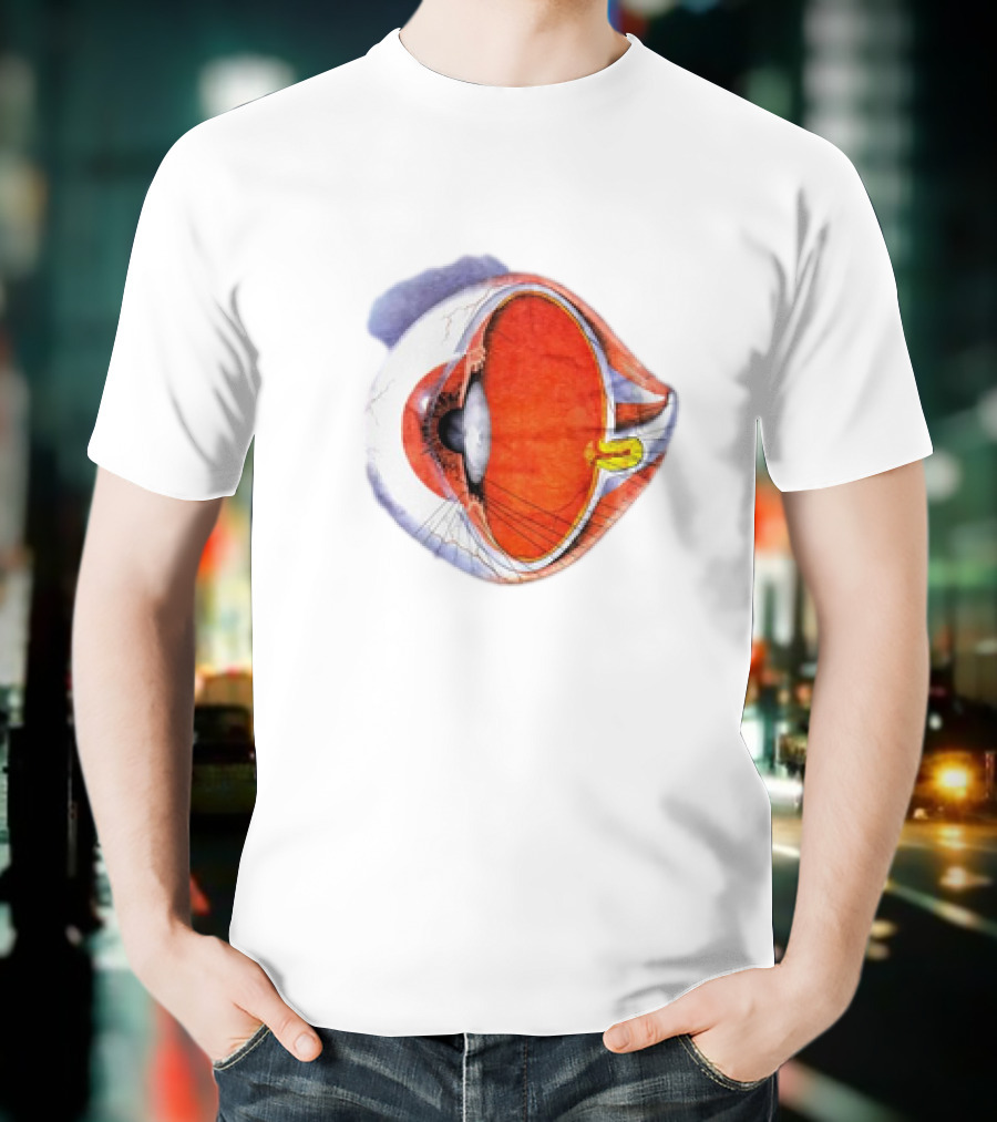 Anatomical Eye Ball Illustration 1991 T-Shirt