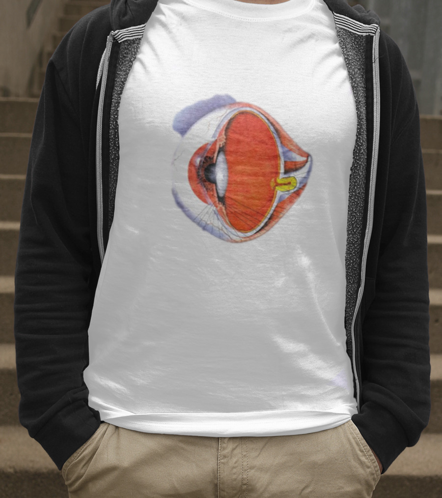 Anatomical Eye Ball Illustration 1991 T-Shirt