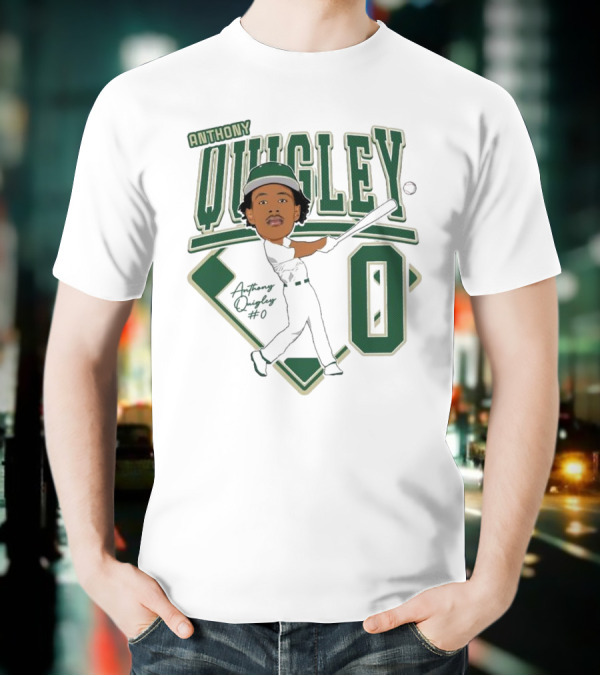 Anthony Quigley Baseball 2025 Player Illustration T-Shirt