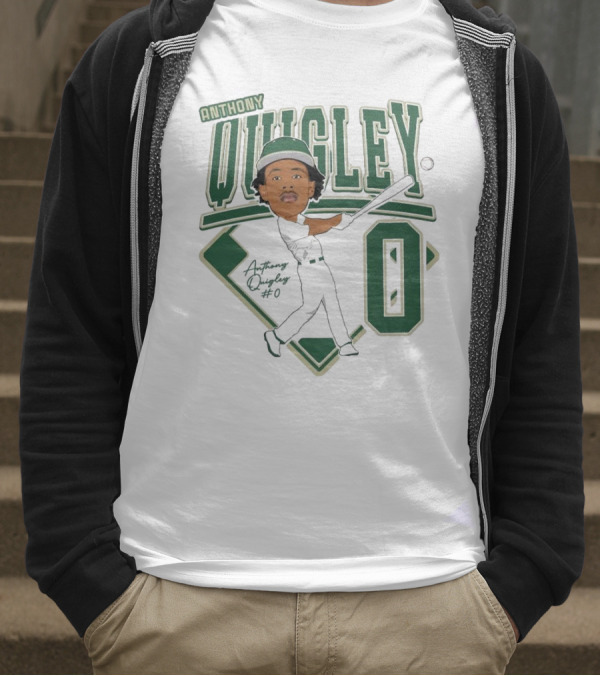 Anthony Quigley Baseball 2025 Player Illustration T-Shirt