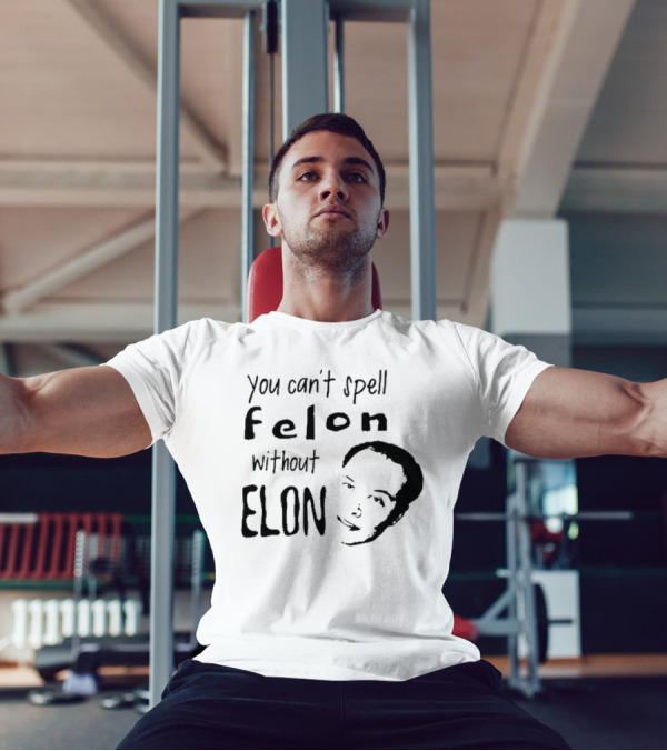 You Can't Spell Felon Without Elon Anti Elon Musk T-Shirt