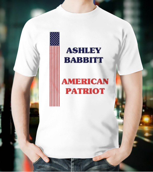 Ashley Babbitt American Patriot Flag Stripe Stars T-Shirt