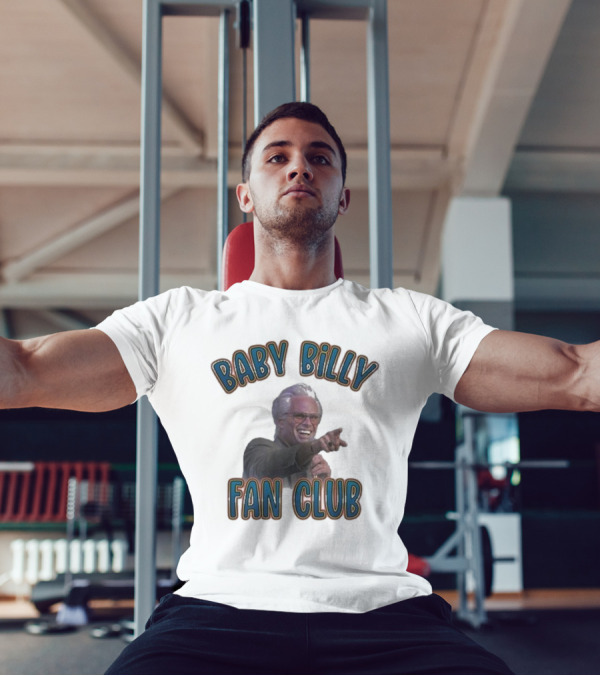 Baby Billy Fan Club Custom Printed Vintage Style T-Shirt