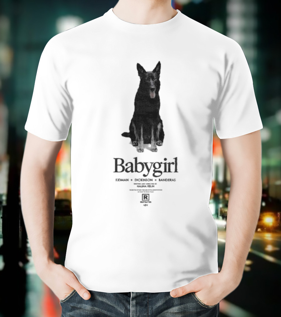 Babygirl Dog Kidman Dickinson Banderas Graphic Silhouette T-Shirt