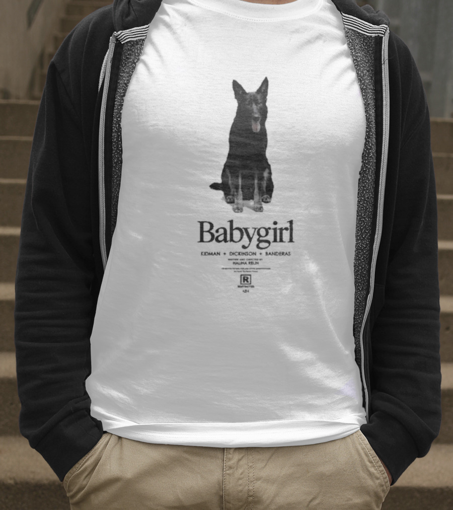 Babygirl Dog Kidman Dickinson Banderas Graphic Silhouette T-Shirt