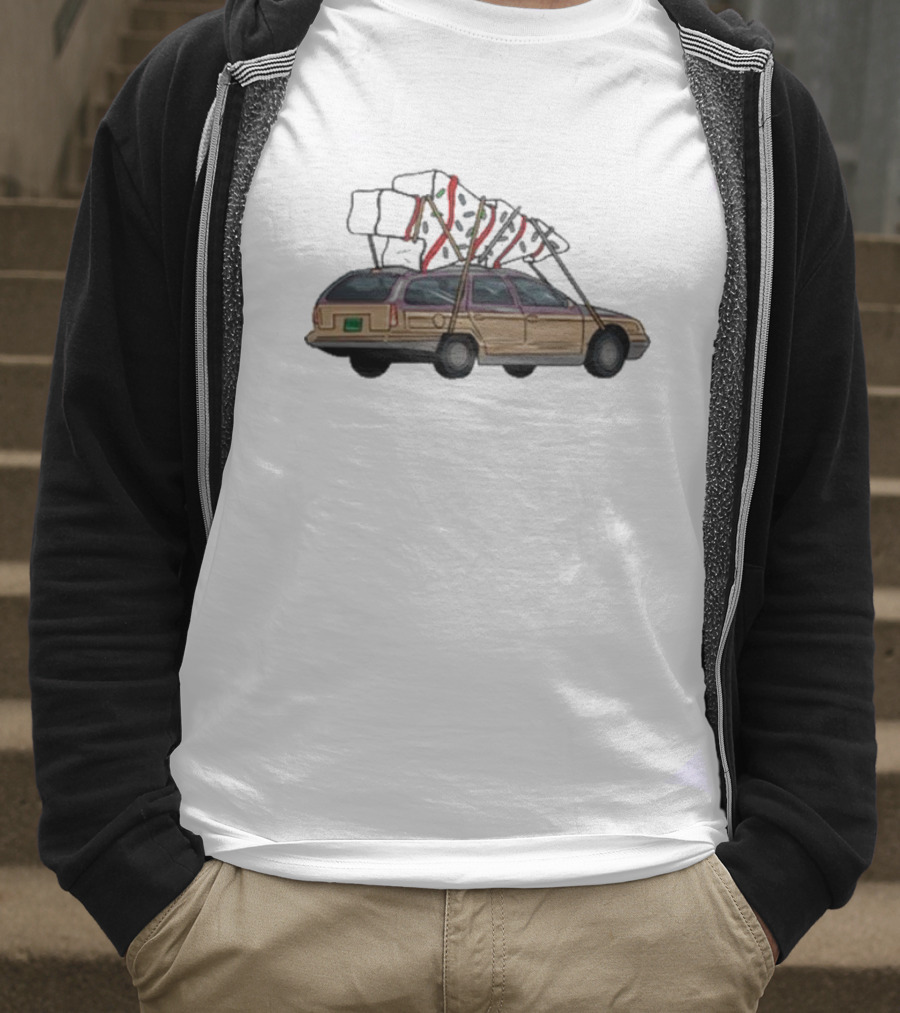 Barbell Voodoo Holiday Road Family Vacation Station Wagon T-Shirt