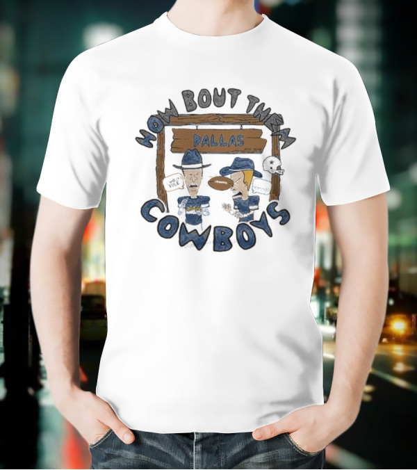 Beavis And Butt-Head Dallas Cowboys How Bout Them Cowboys T-Shirt