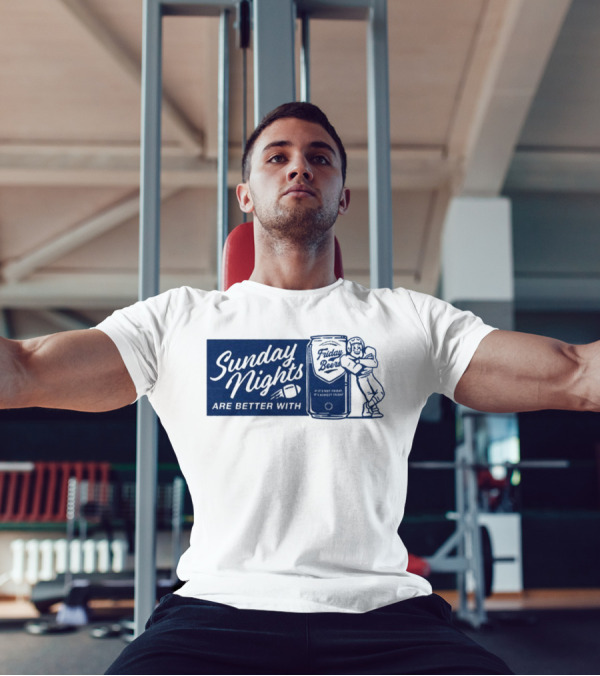 Sunday Nights Are Better With Friday Beers Football Can Hug T-Shirt