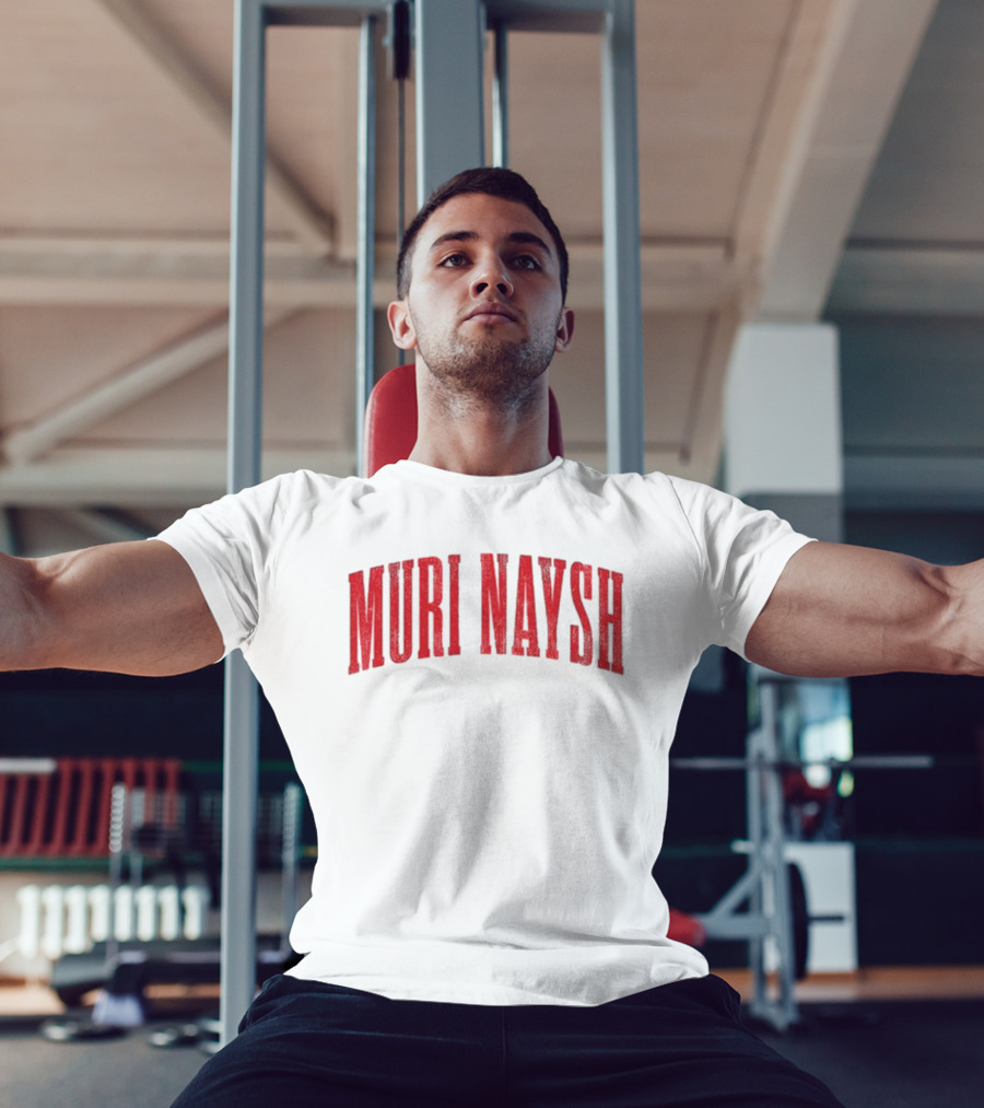 Billmuri Muri Naysh Red Text T-Shirt