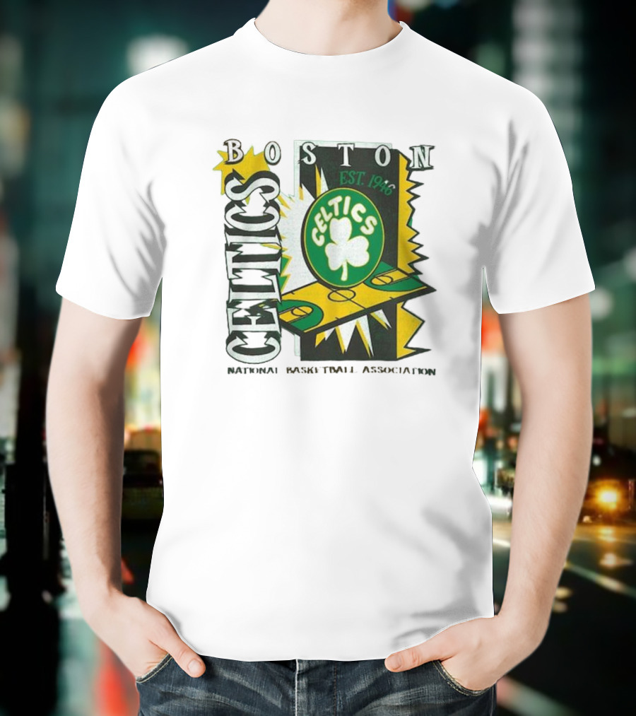 Boston Celtics EST 1946 Mitchell & Ness Youth Retro ’90s National Basketball Association T-Shirt