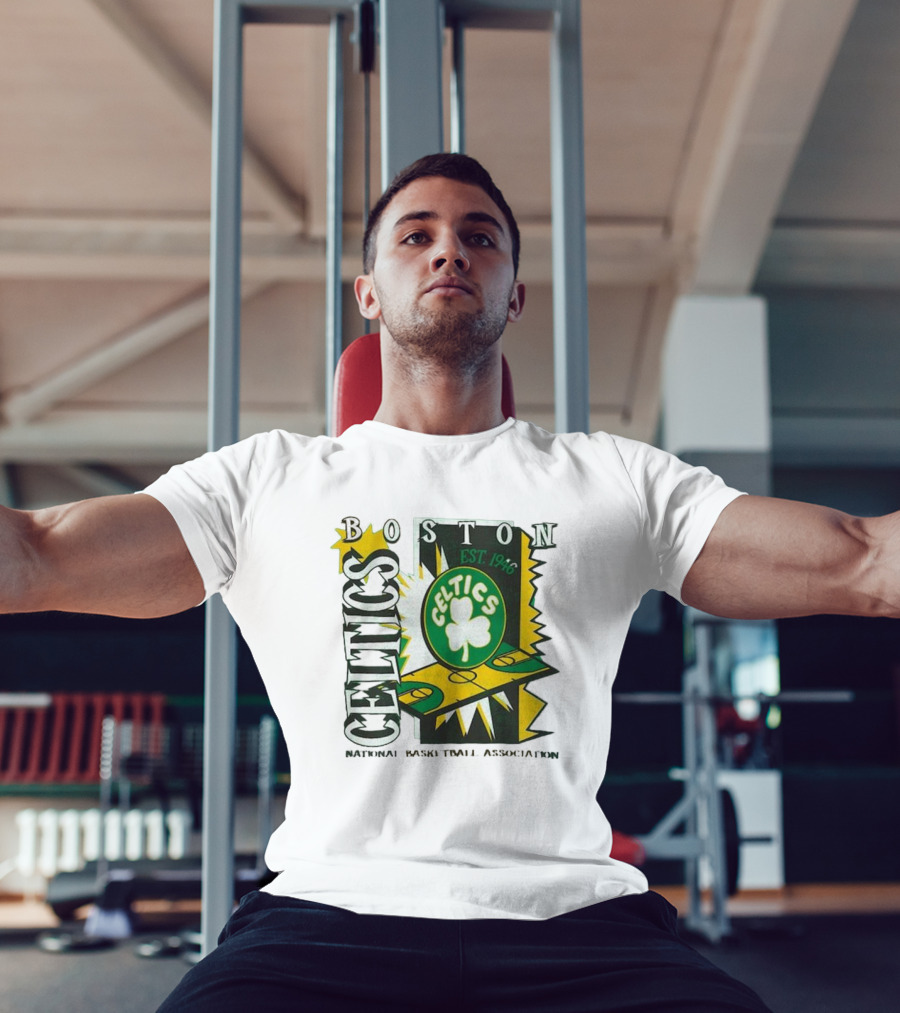 Boston Celtics EST 1946 Mitchell & Ness Youth Retro ’90s National Basketball Association T-Shirt