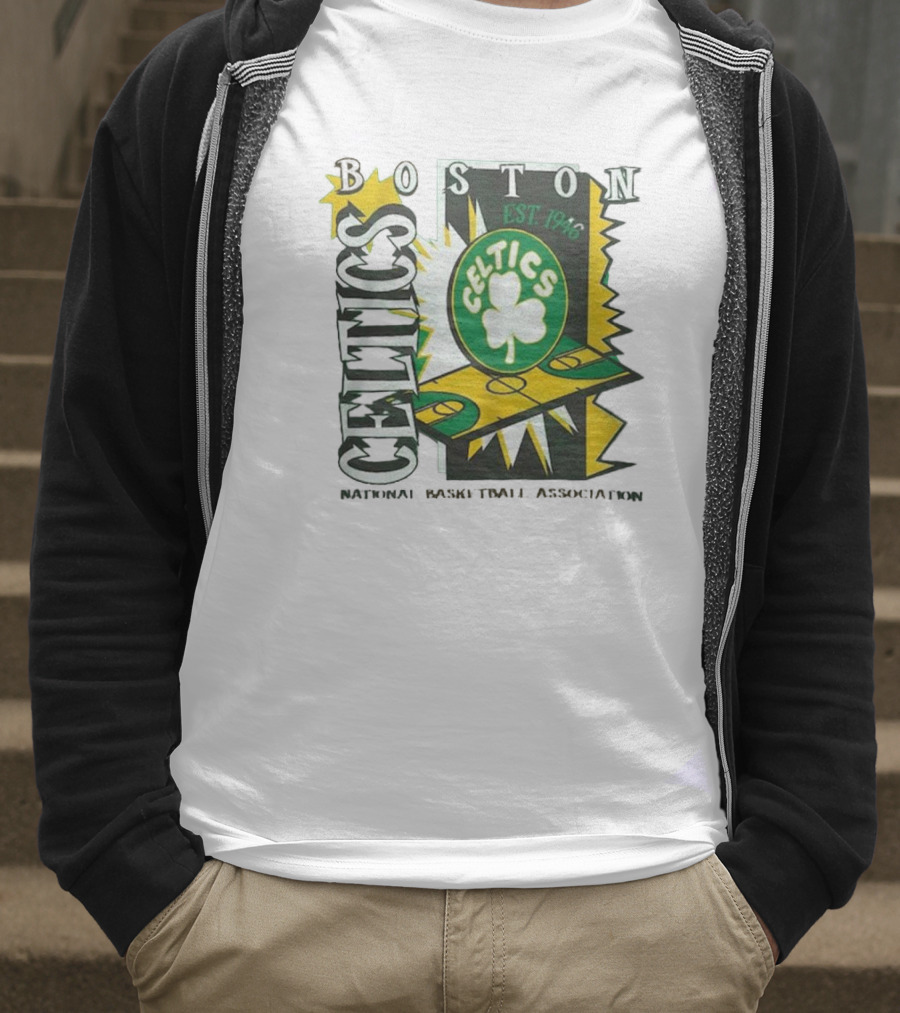 Boston Celtics EST 1946 Mitchell & Ness Youth Retro ’90s National Basketball Association T-Shirt