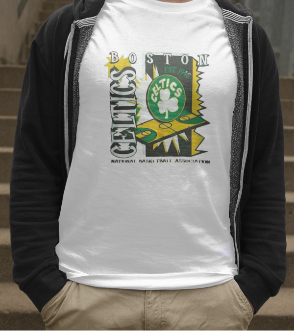 Boston Celtics EST 1946 Mitchell & Ness Youth Retro ’90s National Basketball Association T-Shirt