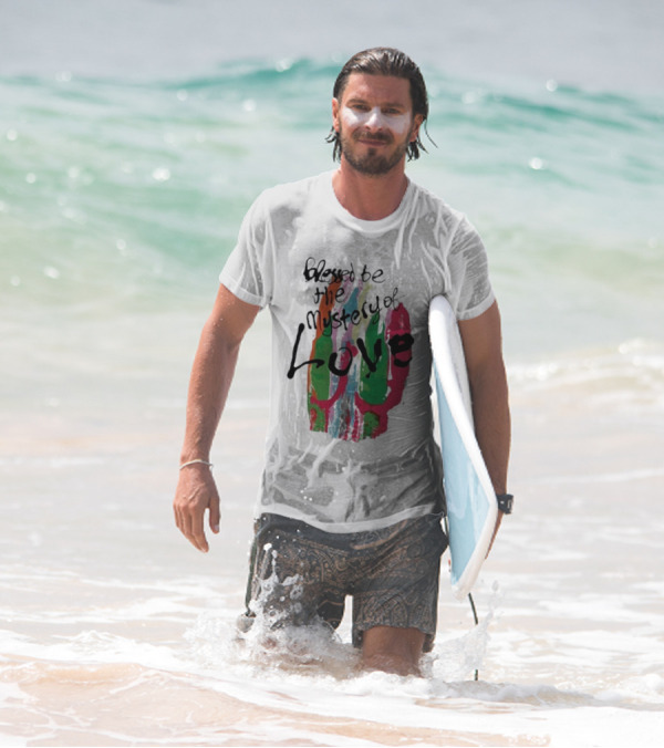 Blessed Be The Mystery Love Colorful Abstract Art T-Shirt