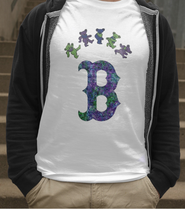 Boston Red Sox Grateful Dead Bears 2025 Event Night T-Shirt