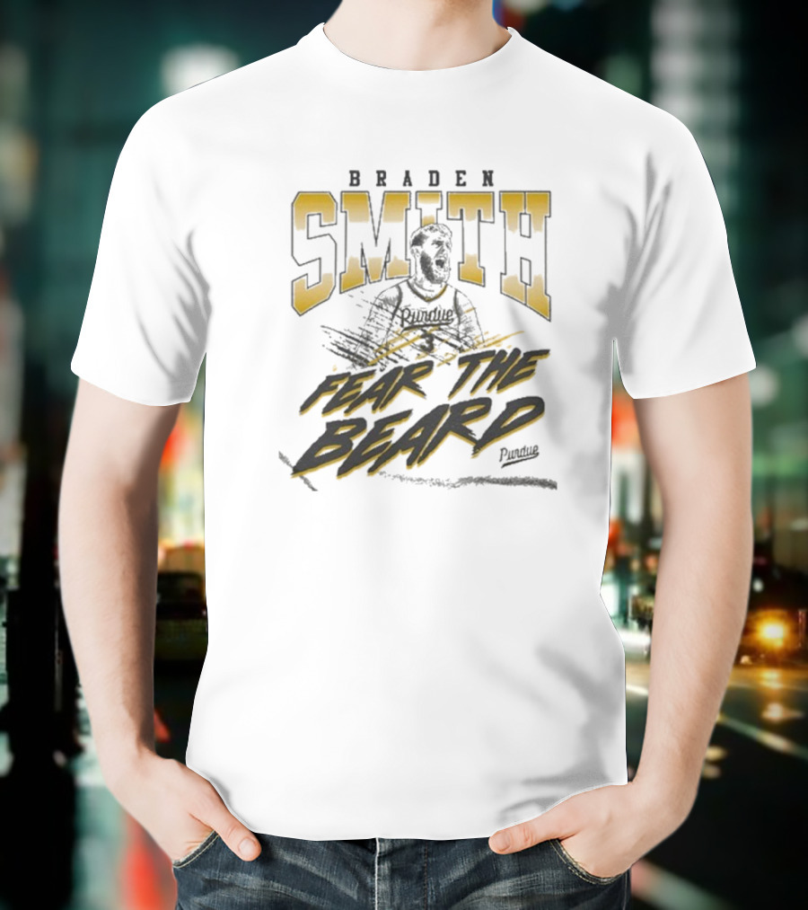 Braden Smith Fear The Beard Purdue Basketball T-Shirt