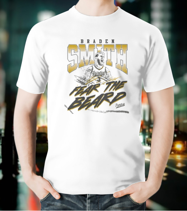 Braden Smith Fear The Beard Purdue Basketball T-Shirt