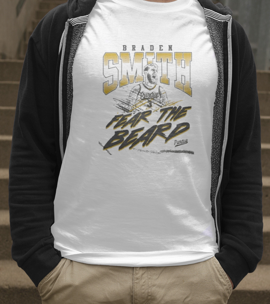 Braden Smith Fear The Beard Purdue Basketball T-Shirt