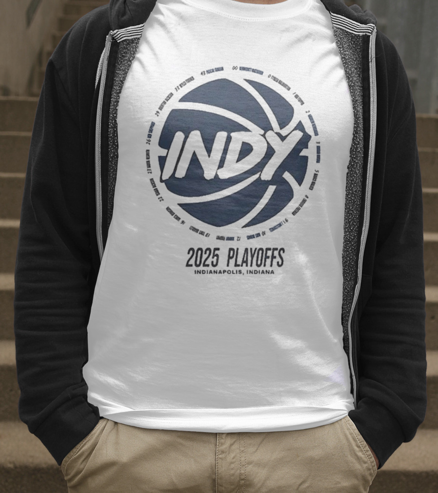 Pacers Indy 2025 Playoffs Hype Caitlin Clark T-Shirt