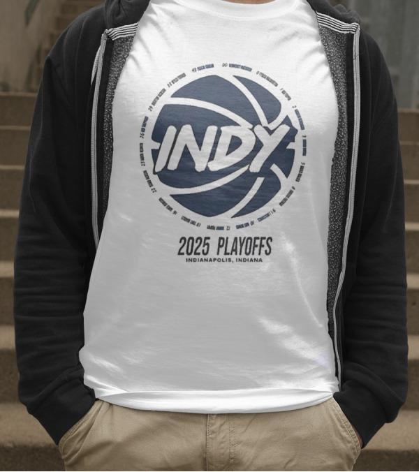 Pacers Indy 2025 Playoffs Hype Caitlin Clark T-Shirt