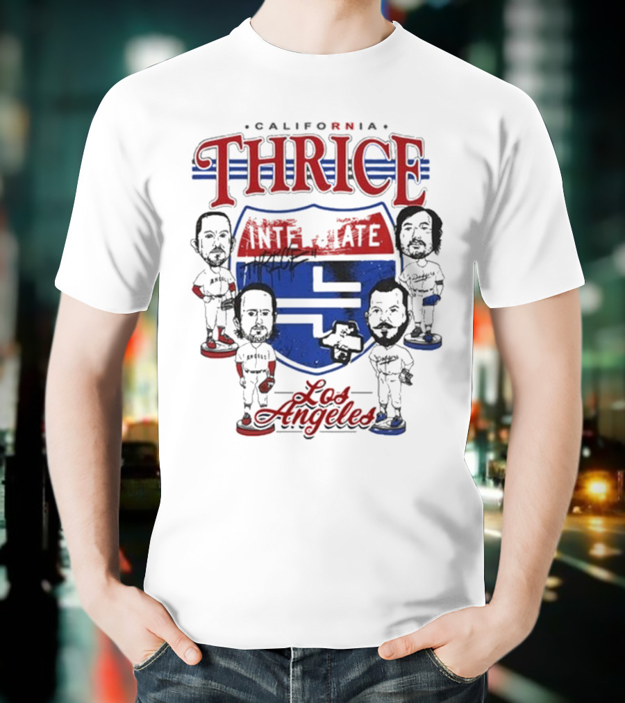 California Los Angeles Thrice Intélztate T-Shirt