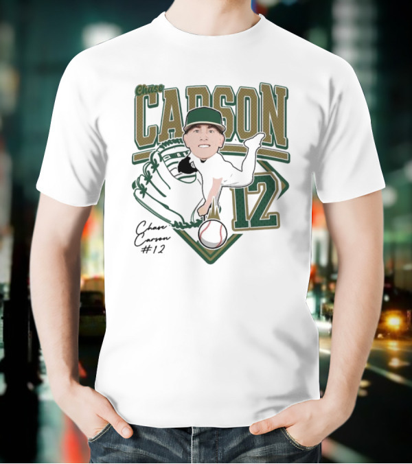 Chase Carson Baseball 2025 Pitcher 12 T-Shirt