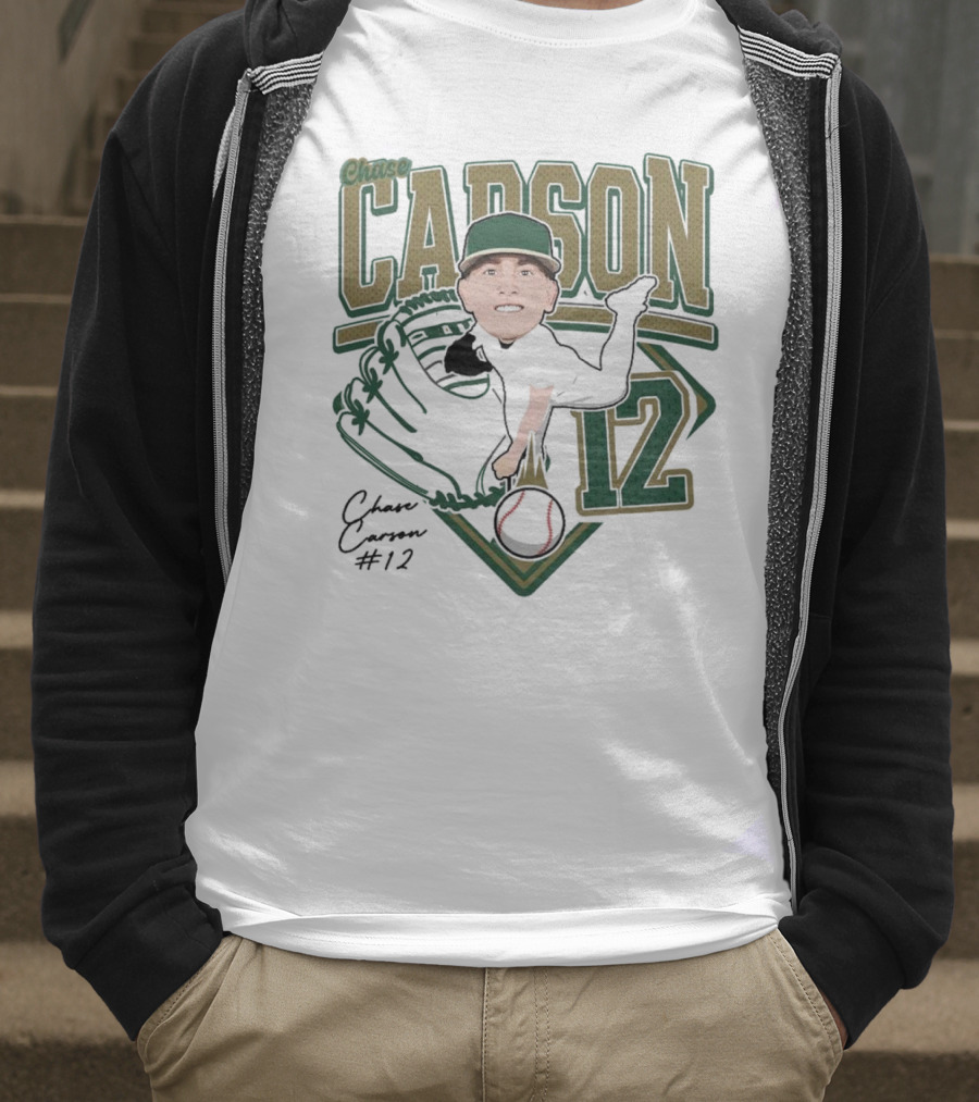Chase Carson Baseball 2025 Pitcher 12 T-Shirt