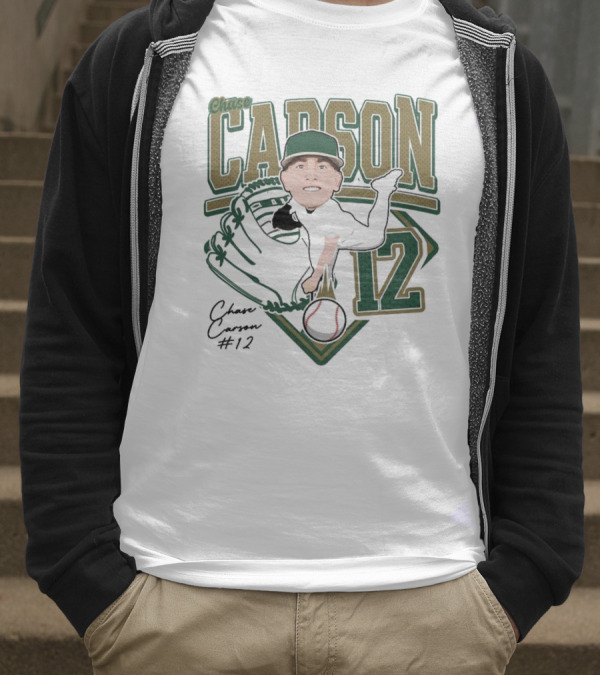 Chase Carson Baseball 2025 Pitcher 12 T-Shirt