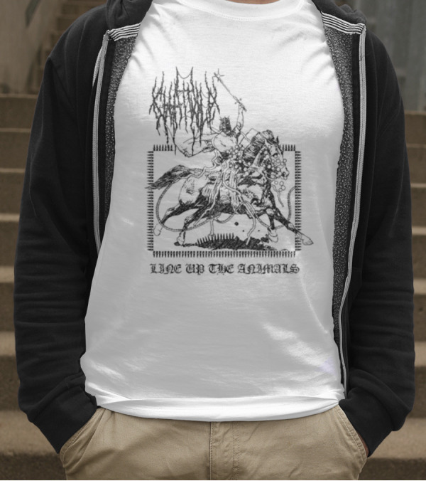 Chat Pile Line Up Looking Out For You Line Up The Animals T-Shirt