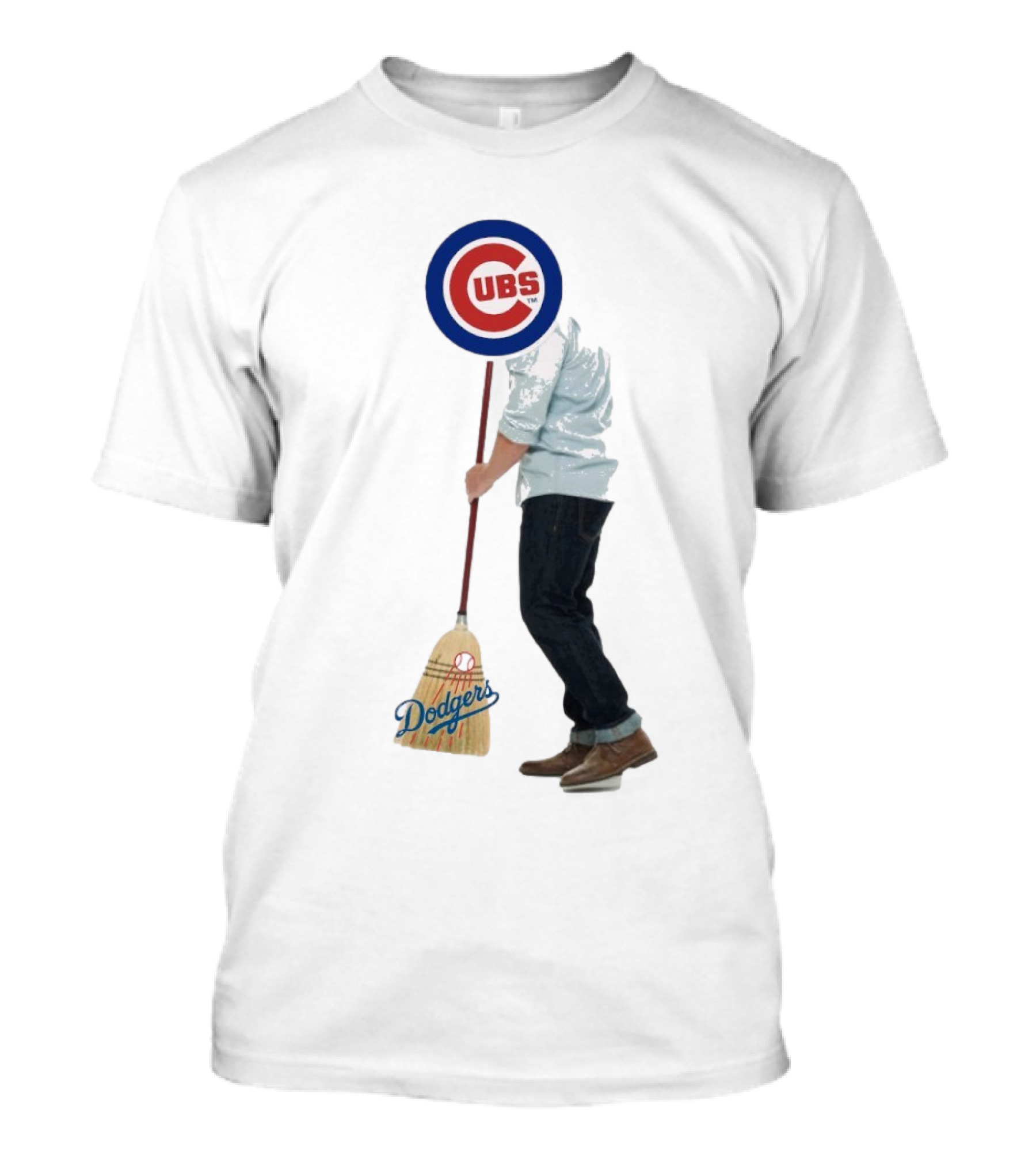 Chicago Cubs Sweeping Los Angeles Dodgers Meme T-Shirt