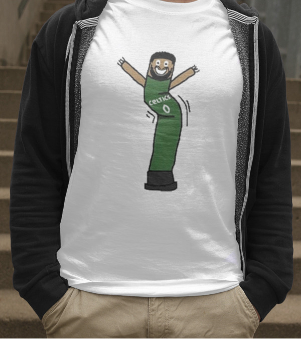 Celtics Jayson Tatum Inflate-Tum Cartoon T-Shirt