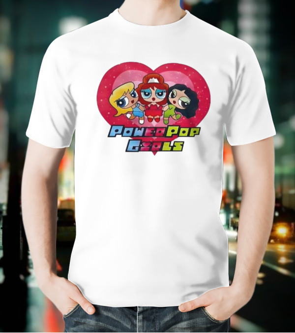 Chappell Roan Power Pop Girls Heart Cartoon Trio T-Shirt