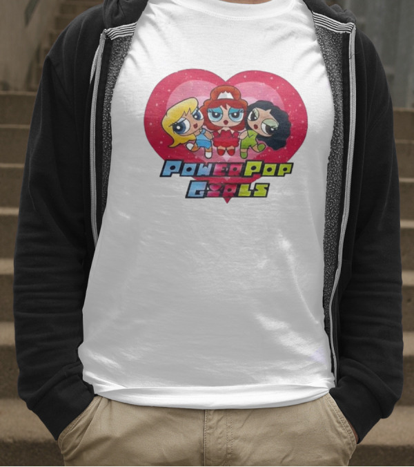 Chappell Roan Power Pop Girls Heart Cartoon Trio T-Shirt