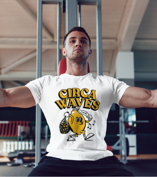 Circa Waves Leroy The Lemon Running Cartoon T-Shirt