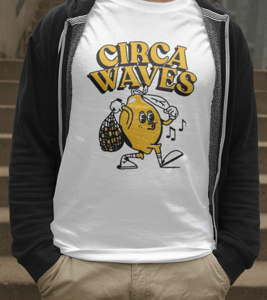 Circa Waves Leroy The Lemon Running Cartoon T-Shirt