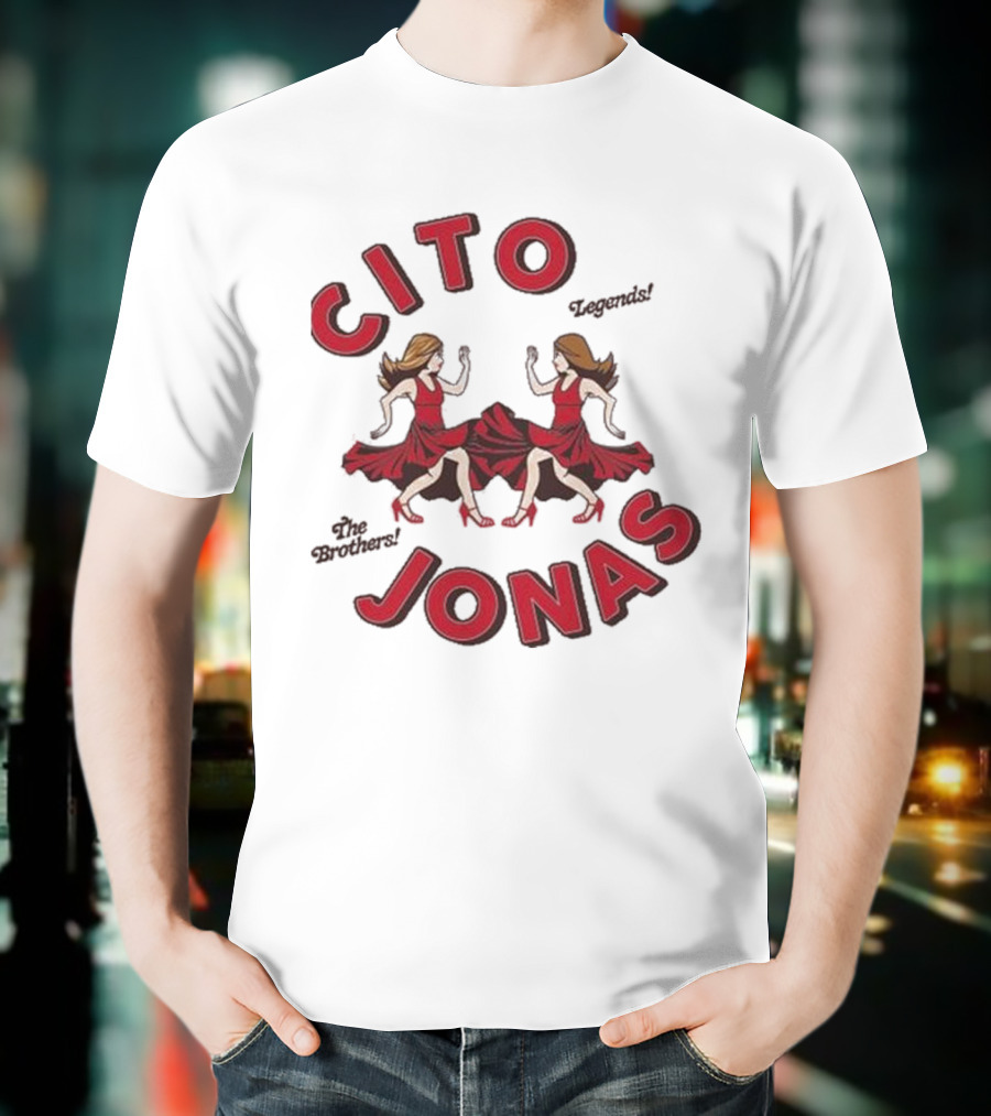 Cito Jonas Legends The Brothers Dancing Twins T-Shirt