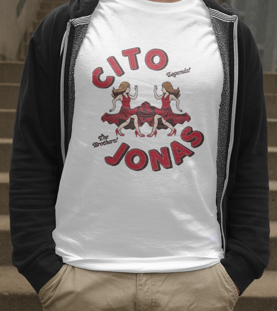 Cito Jonas Legends The Brothers Dancing Twins T-Shirt