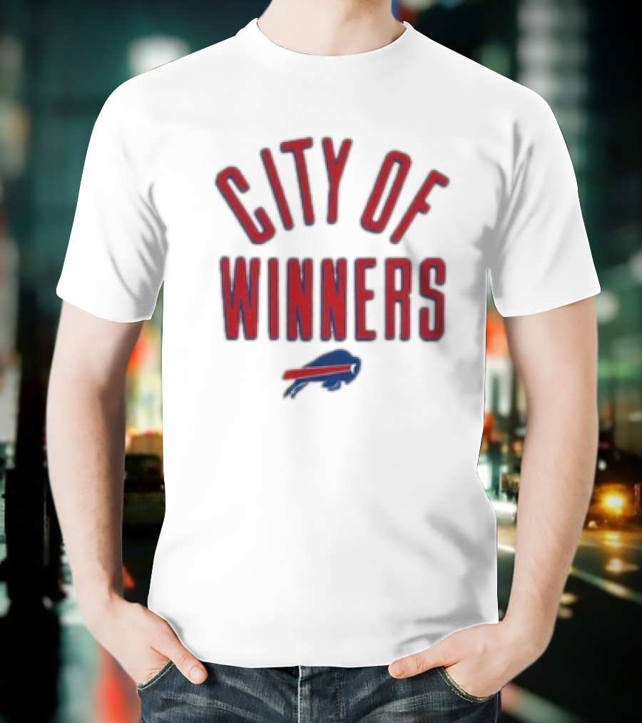 City Of Winners Buffalo Bills Football Team Merchandise T-Shirt