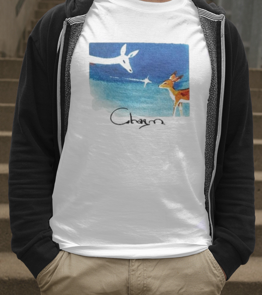 Clairo Charm Deer Artwork Benefit T-Shirt